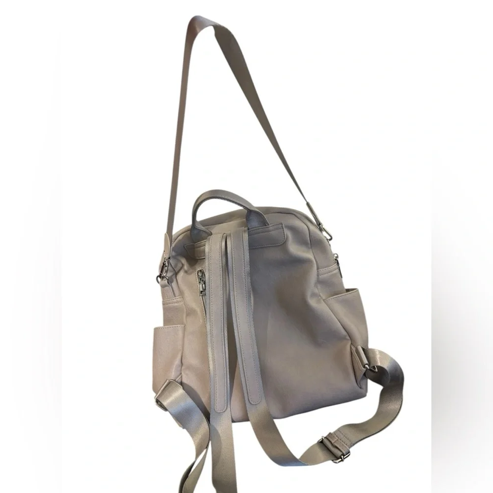 Everyday Convertible Backpack Tote in Light Beige